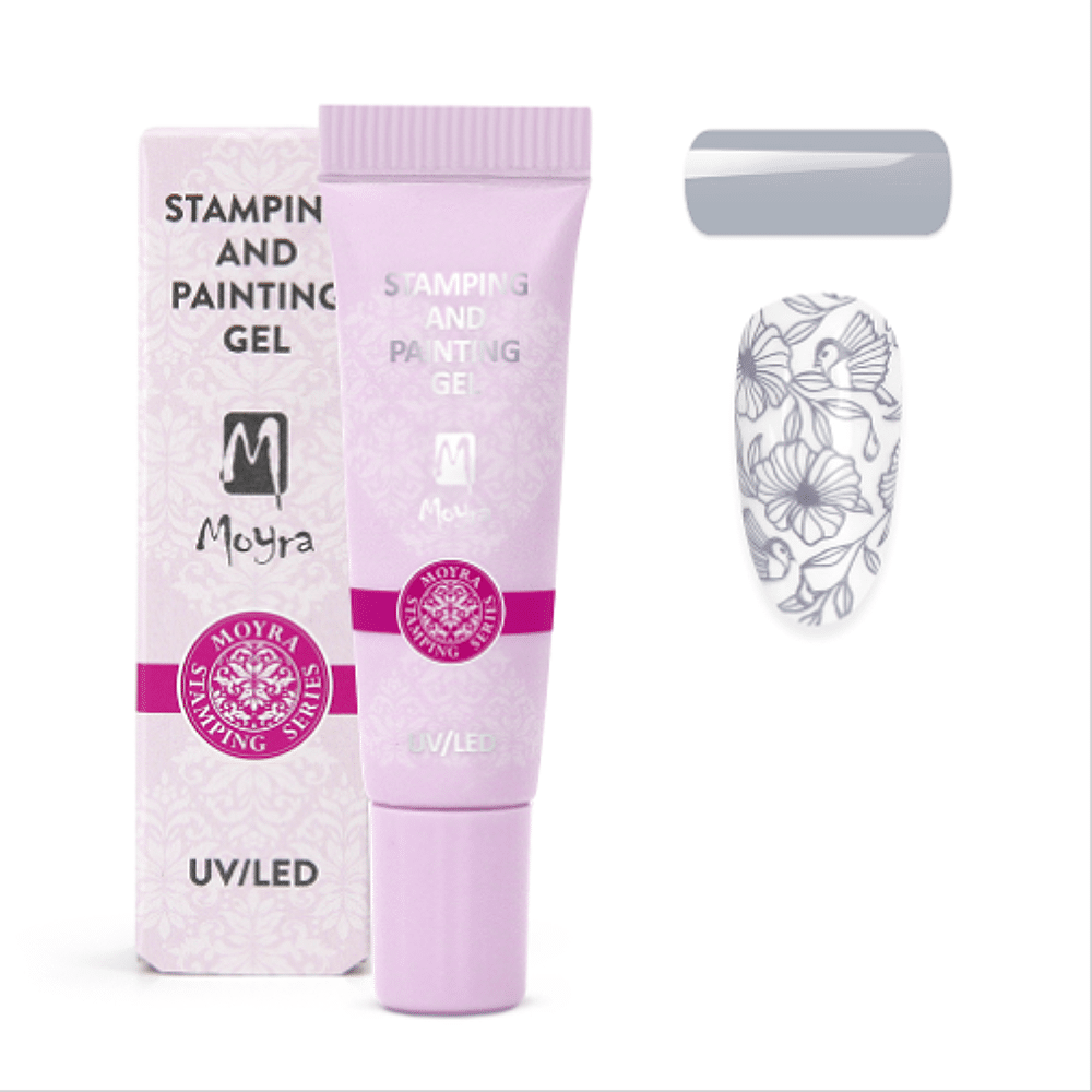 Stamping And Painting Gel No.17 Grey