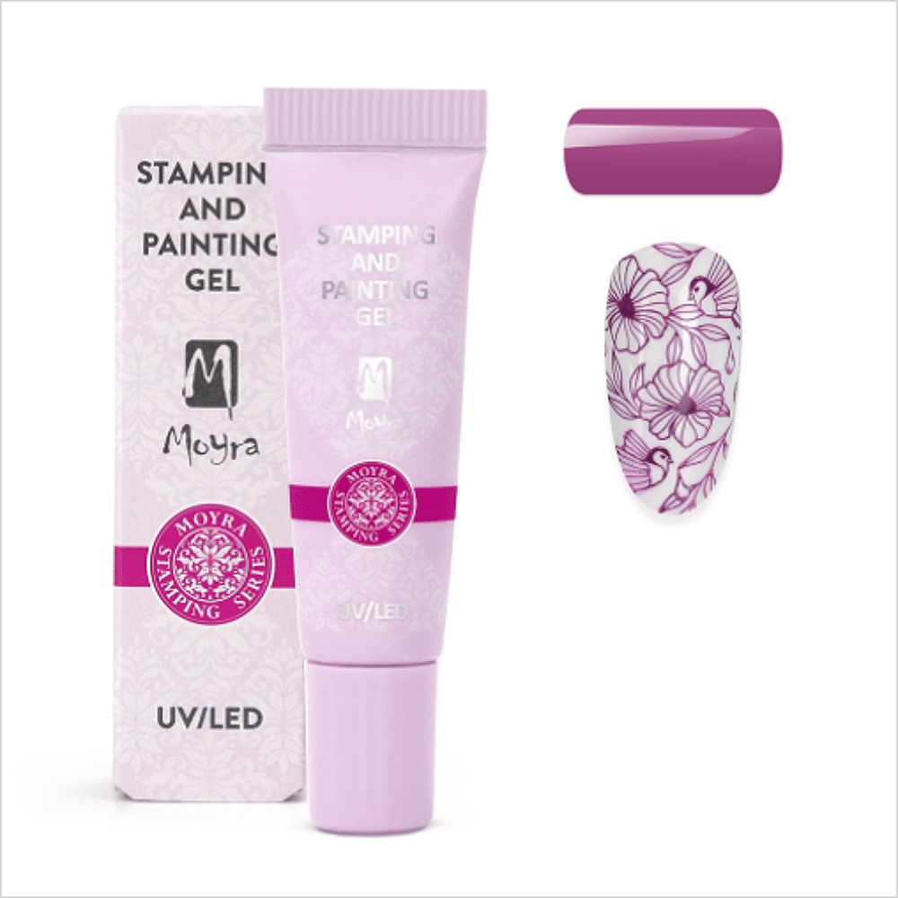 Stamping And Painting Gel No.15 Mauve