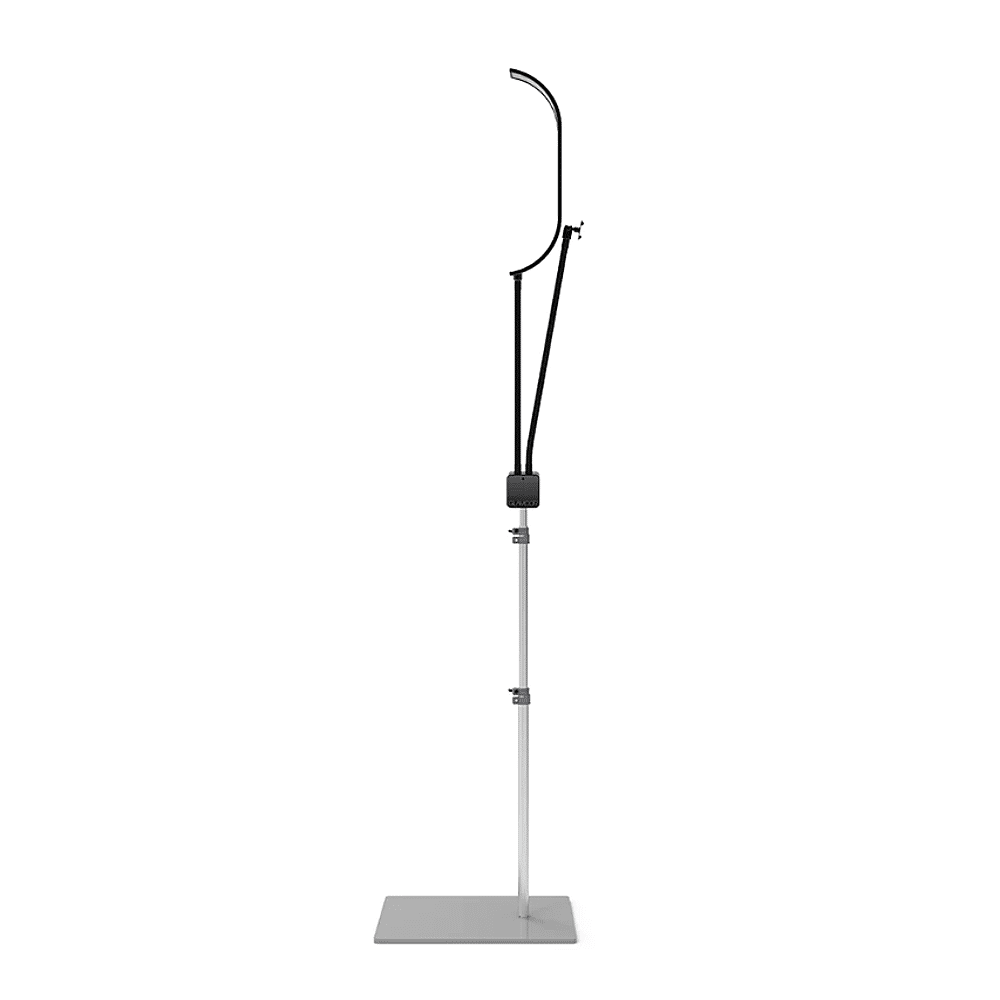 GlamCor Horizon Light Black + Flat Base Silver/Black