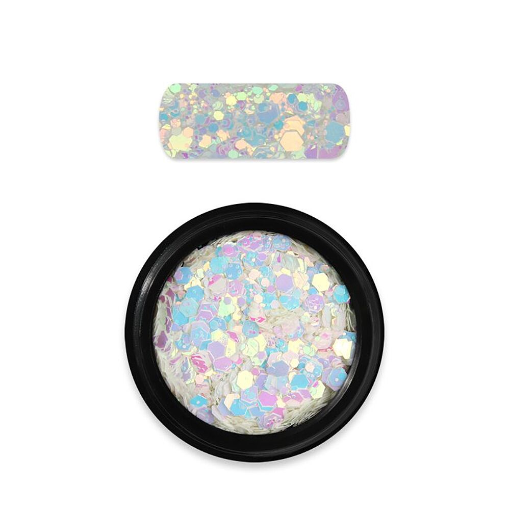 Holo Glitter Mix Chameleon White