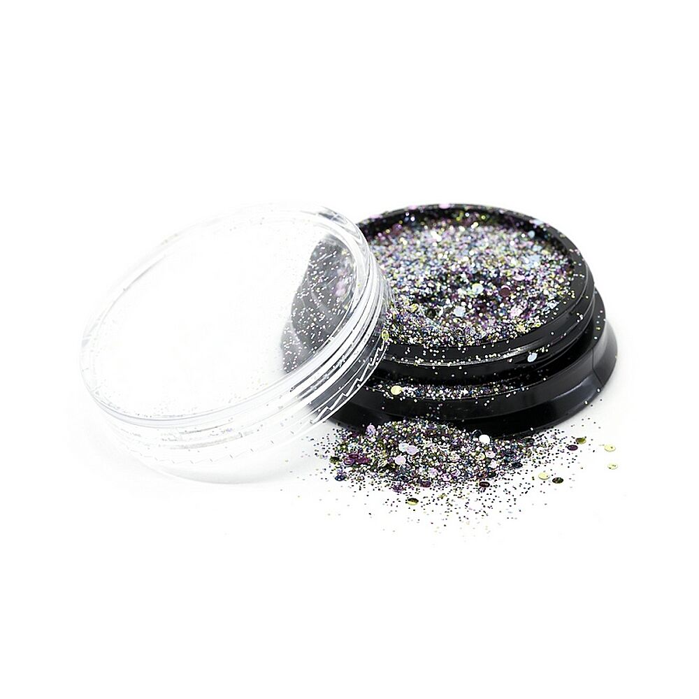 Glitter Dust Multi Silver