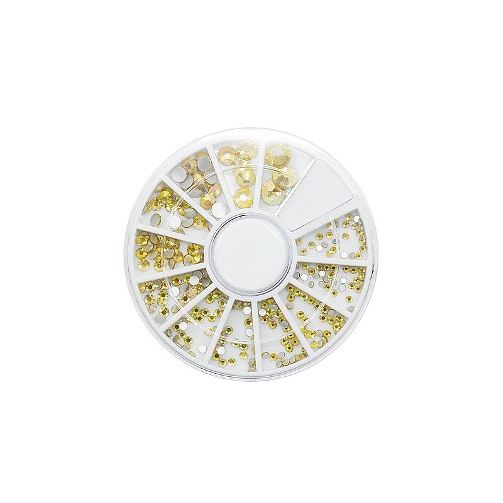 Strass Wheel Bright Gold 240pcs