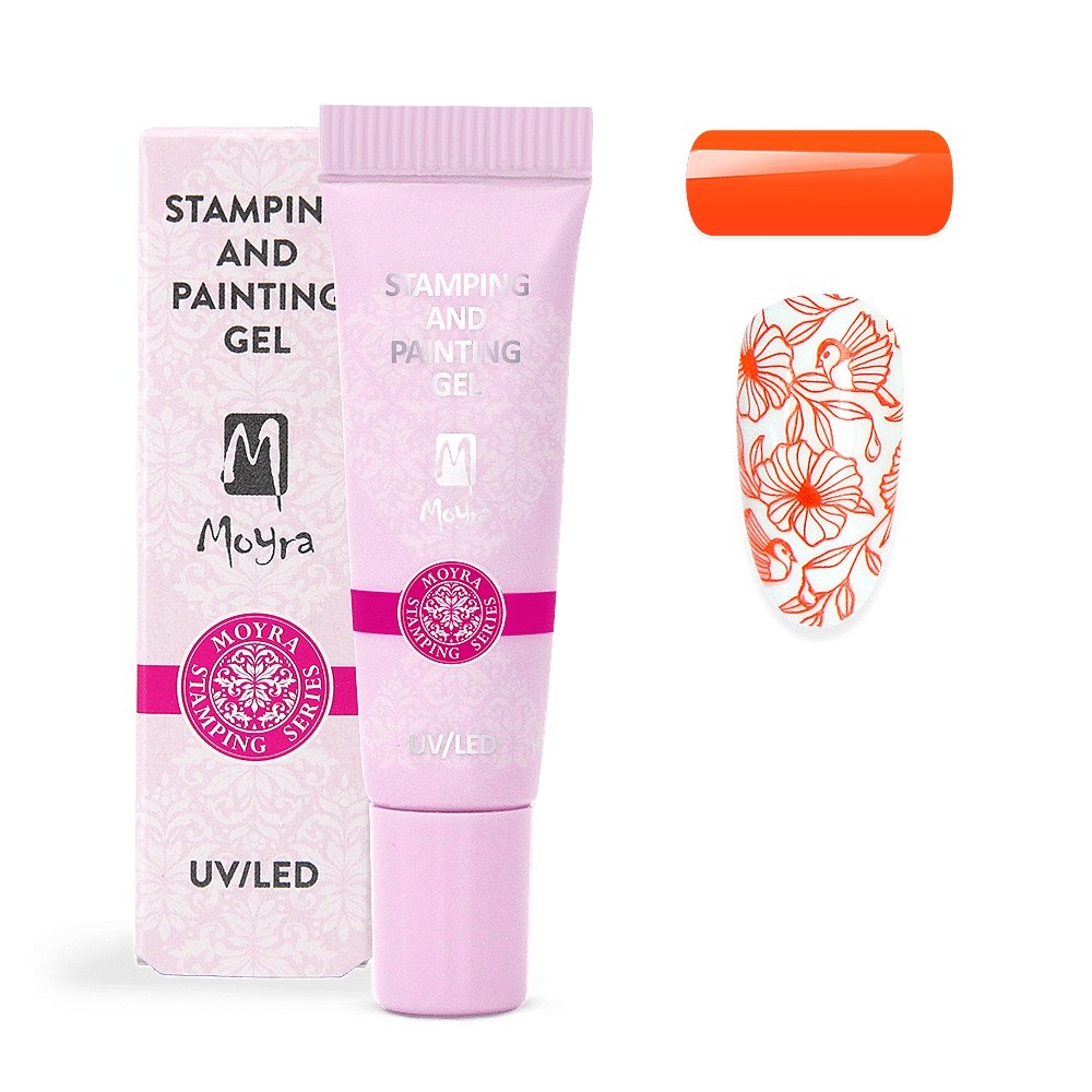 Stamping And Painting Gel No. 11 Vivid Orange