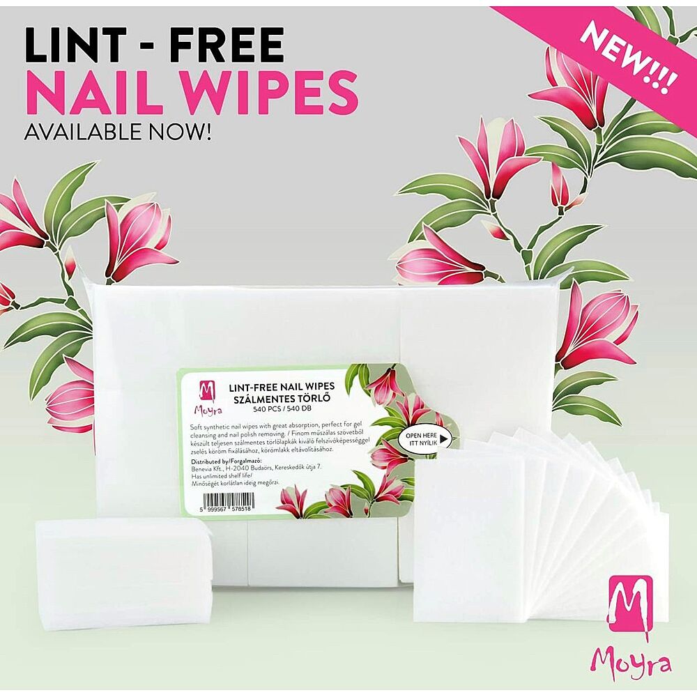 Lint-Free Nail Wipes 540 pcs