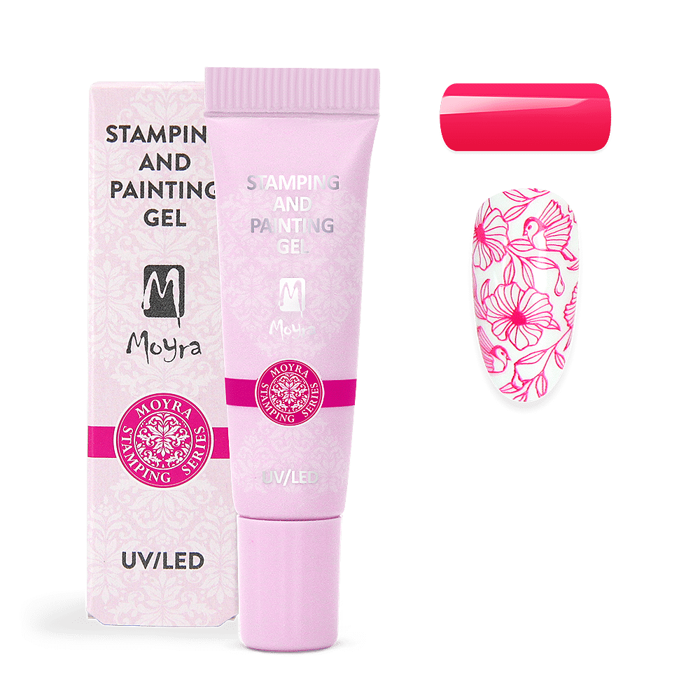 Stamping And Painting Gel No.13 Vivid Pink