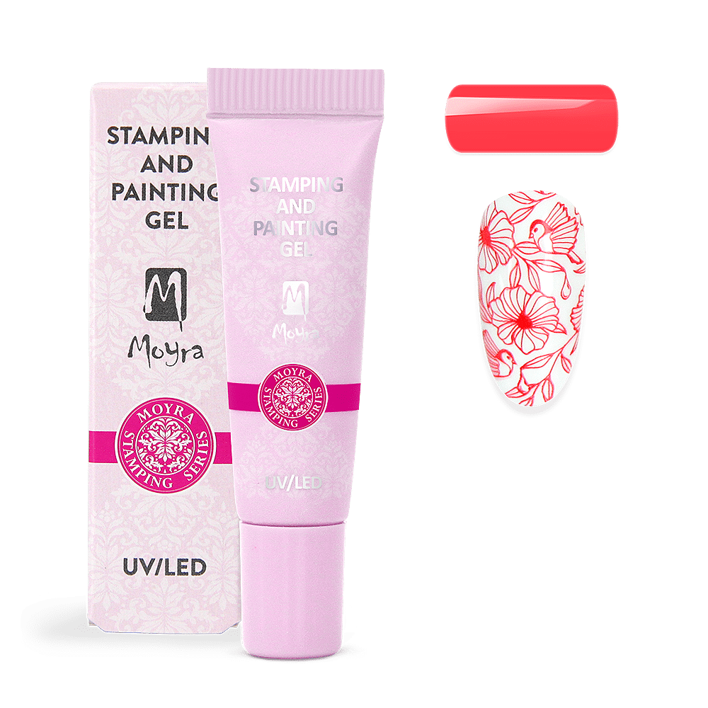 Stamping And Painting Gel No.12 Vivid Red