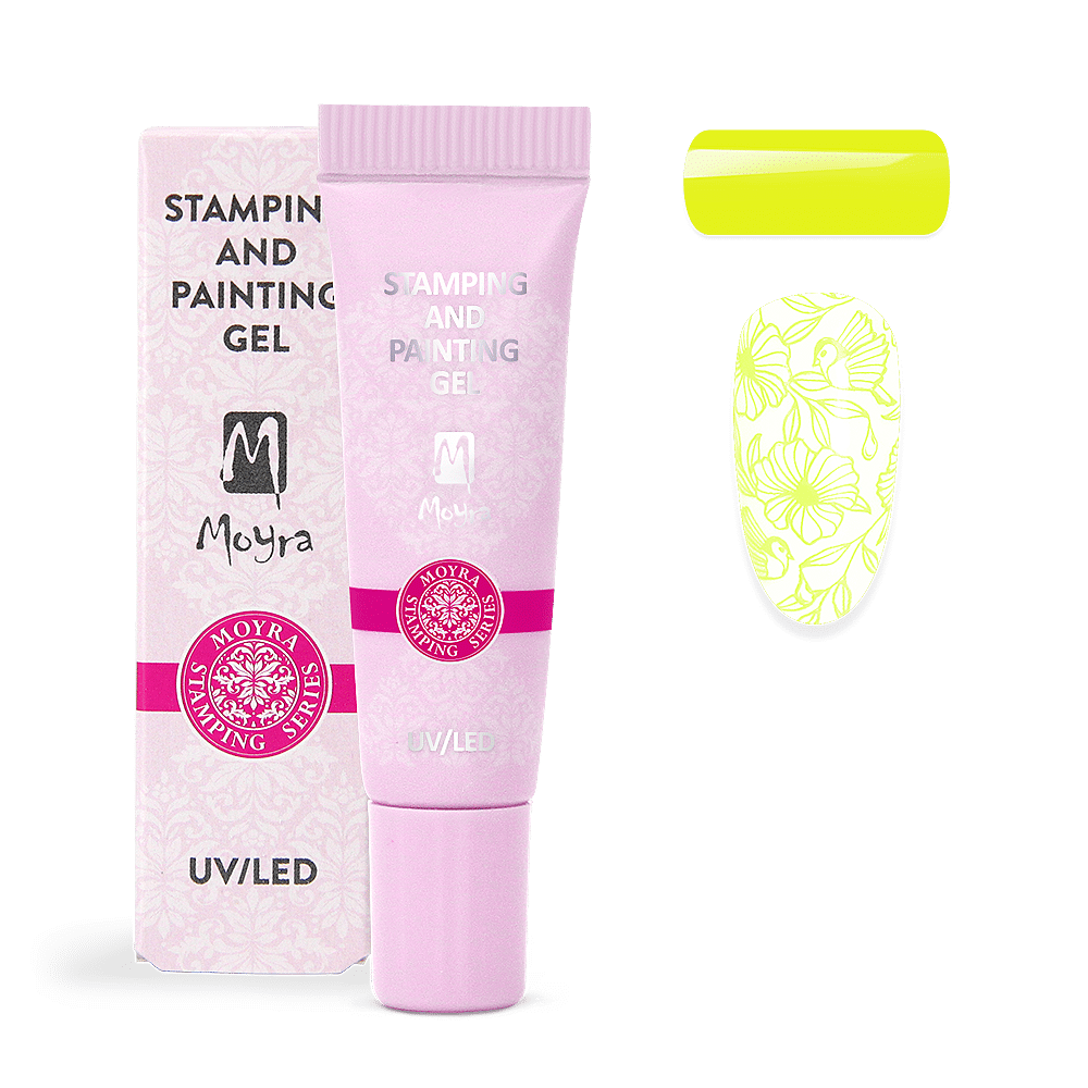 Stamping And Painting Gel No.10 Vivid Yellow