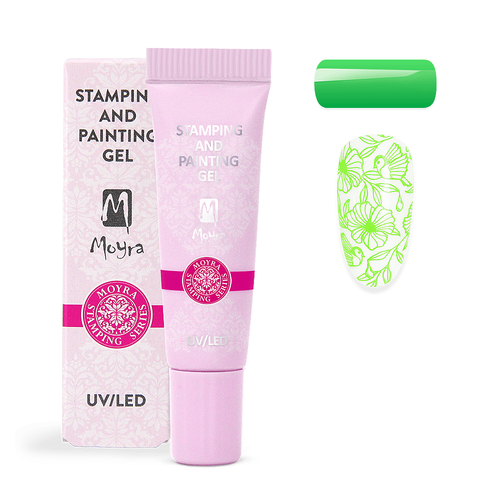 Stamping And Painting Gel No.09 Vivid Green