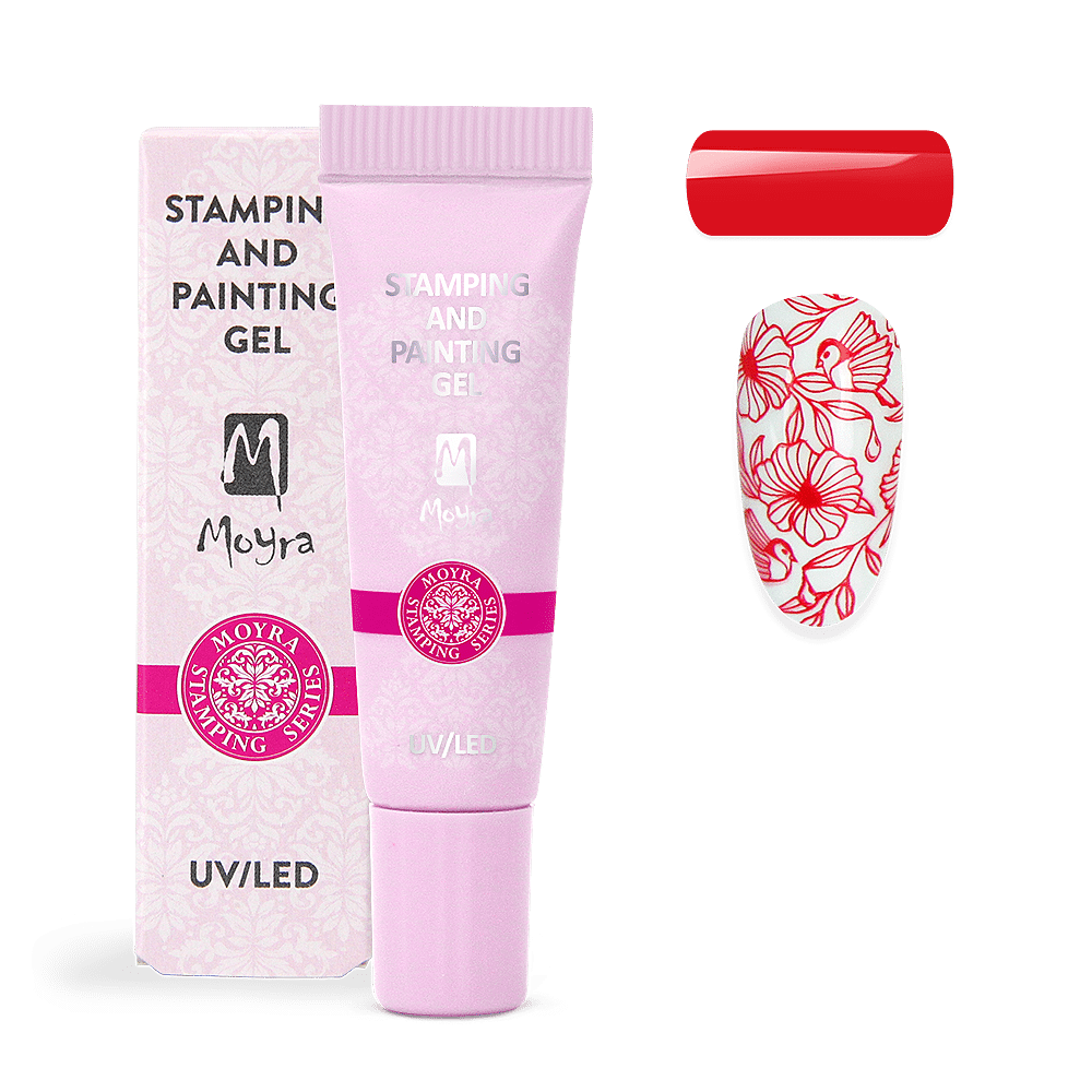 Stamping And Painting Gel No.04 Red