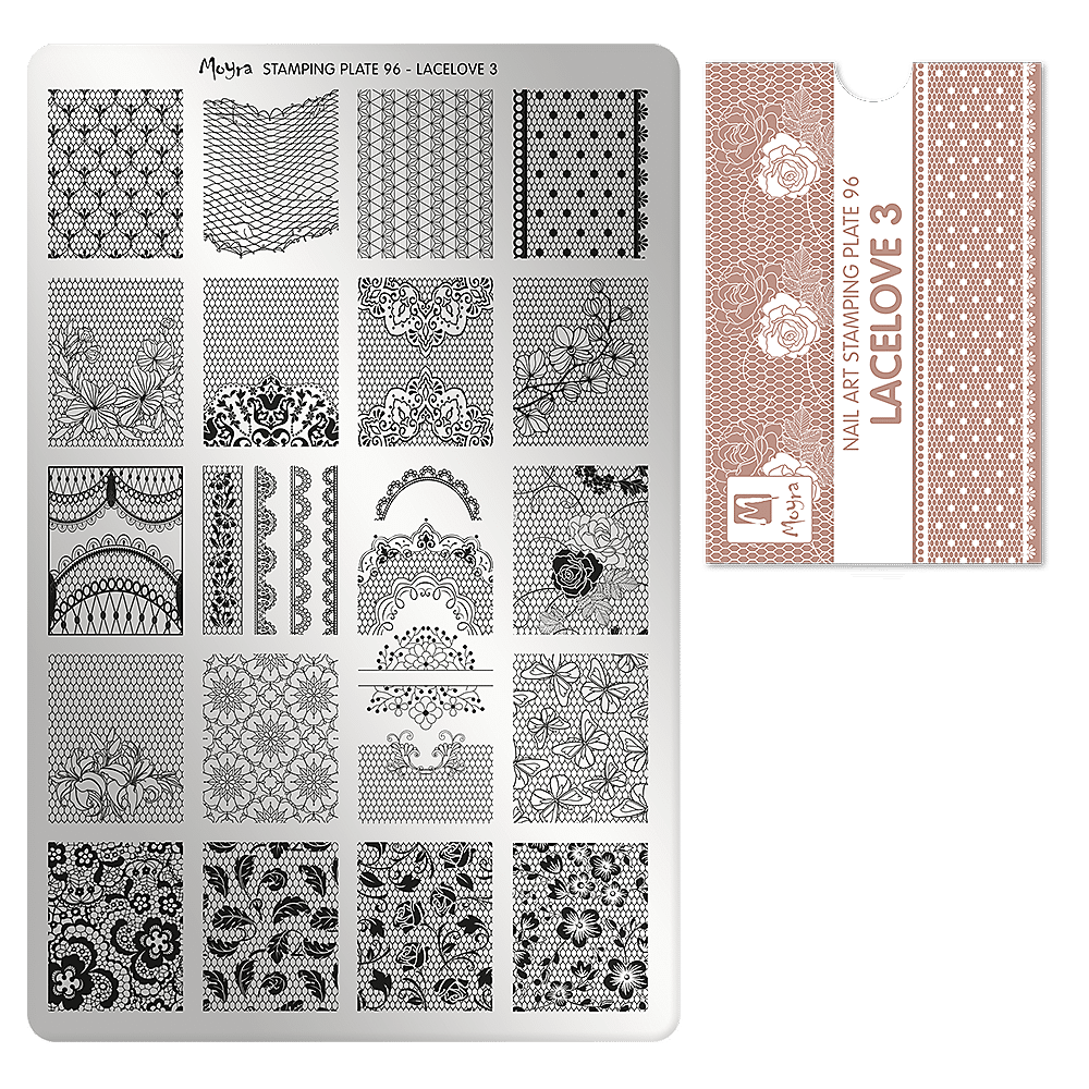 Stamping Plate 96 Love Lace 3