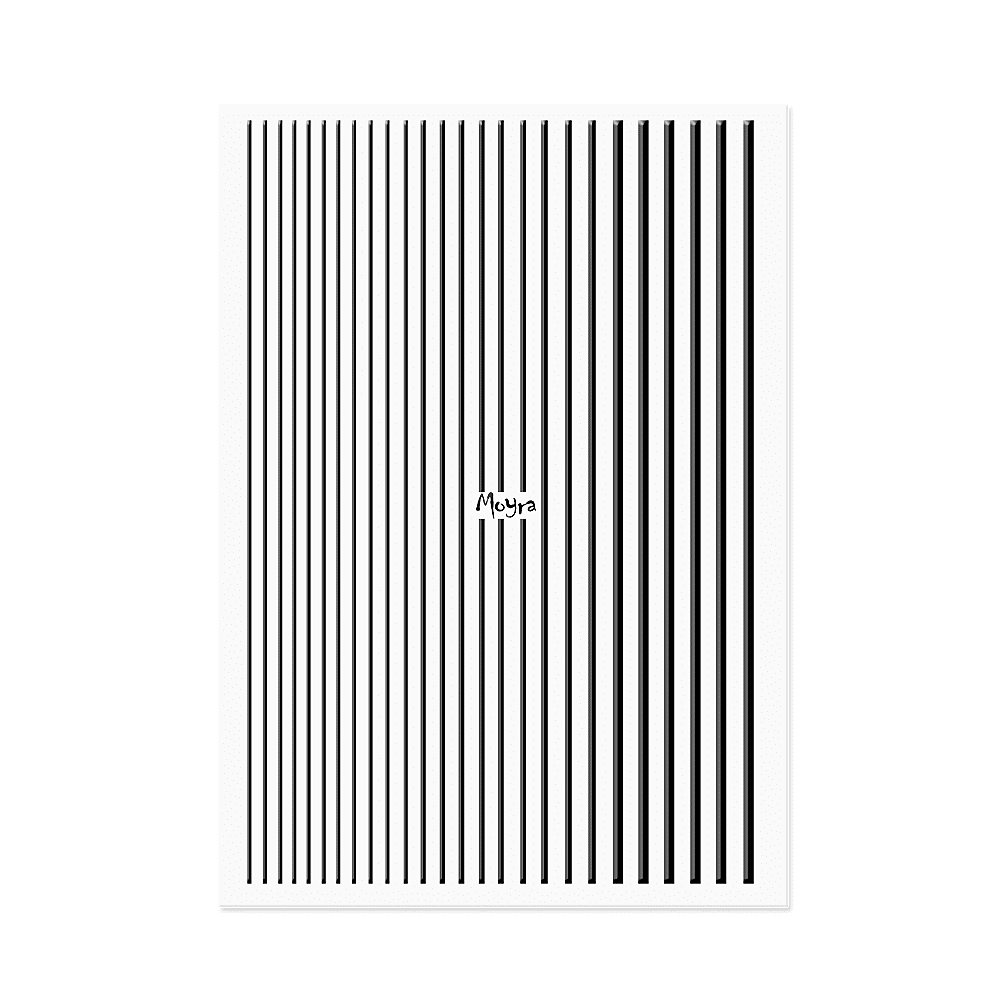 Sticker Strips Black