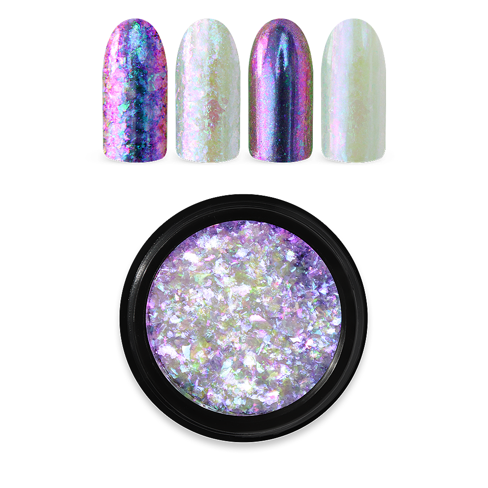 Rainbow Flakes Pink