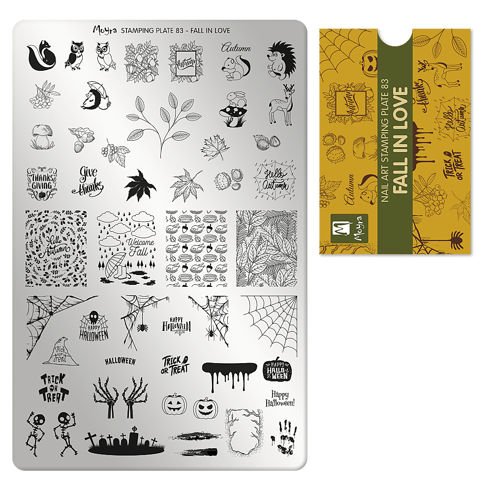 Stamping Plate Fall in Love