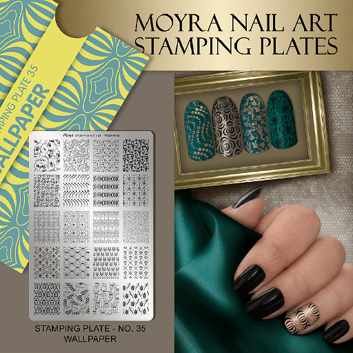 [MP35] Stamping Plate Wallpaper