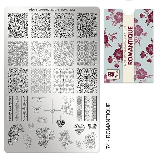 [MP74] Stamping Plate Romantique