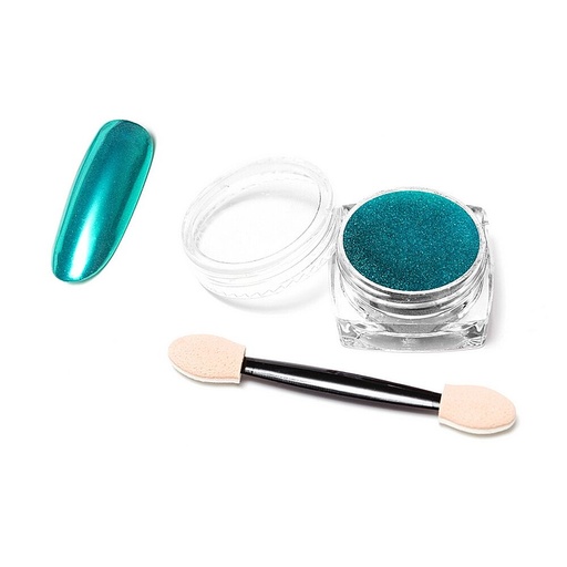 [N564] Metallic Mirror Powder 4 - Turquoise