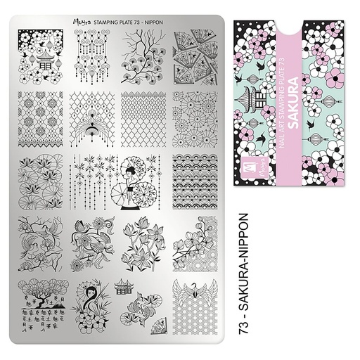 [MP73] Stamping Plate Sakura Nippon