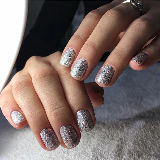[LUX-GEL-801] Glitter Silver 15ml