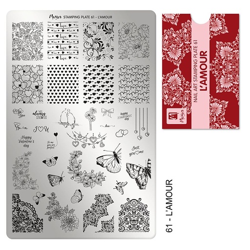 [MP61] Stamping Plate L'Amour