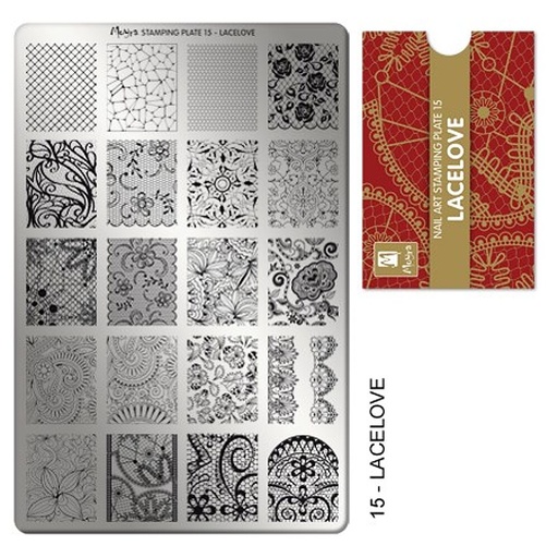 [MP15] Stamping Plate Lacelove 1