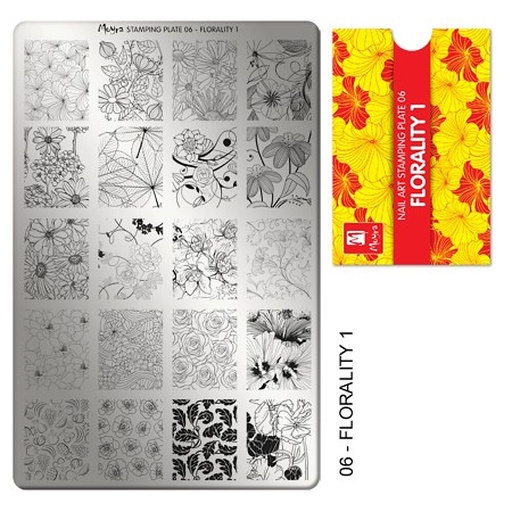 [MP06] Stamping Plate Florality 1