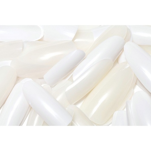 [TP01] Oval White Display Tips 500pcs