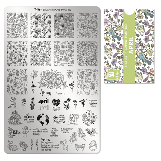 [MP140] Stamping Plate April