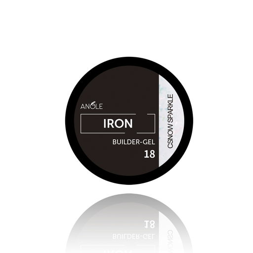 [IBG18] Iron Builder Gel 18 Snow Sparkle