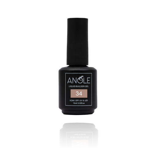 [LBG34F] Liquid Builder Gel 34 Faded Damson 15ml (BIAB)