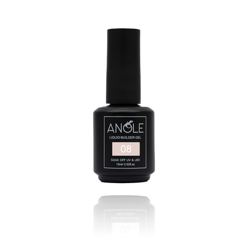 [LBG08F] Liquid Builder Gel 08 Rose Tan 15ml (BIAB)