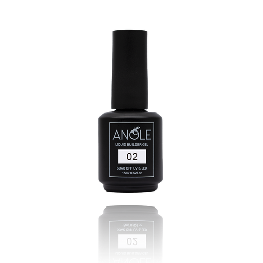 [LBG02F] Liquid Builder Gel 02 Snow White 15ml (BIAB)