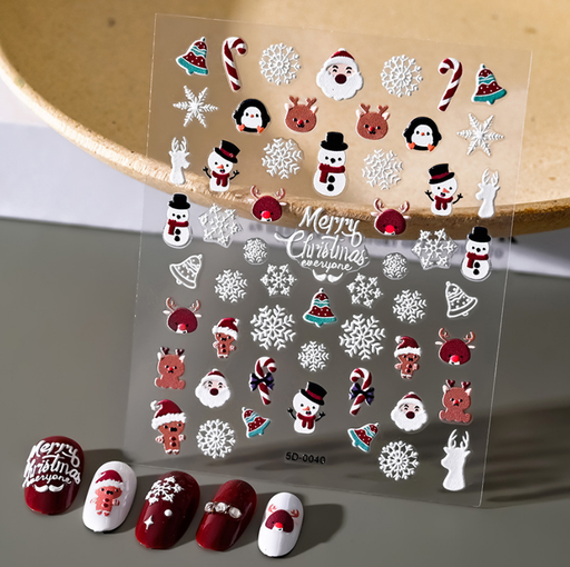 [ST01] Nail Art Sticker Christmas ST01