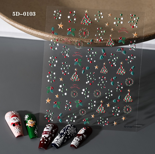[ST02] Nail Art Sticker Christmas ST02