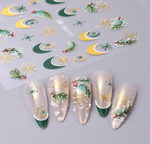 [ST08] Nail Art Sticker Christmas & Winter ST08