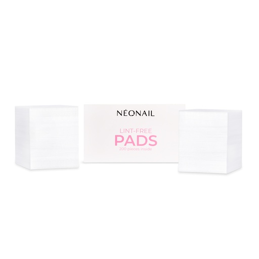 [N11227] Lint Free Pads White 200pcs (wipes)