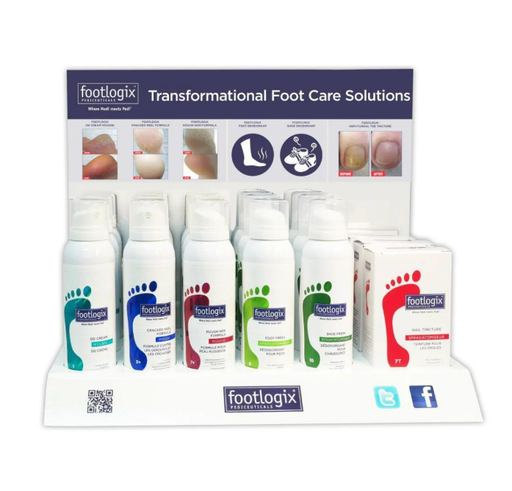 [FL650] Footlogix 'The Favorites' Retail Counter Display 30pcs