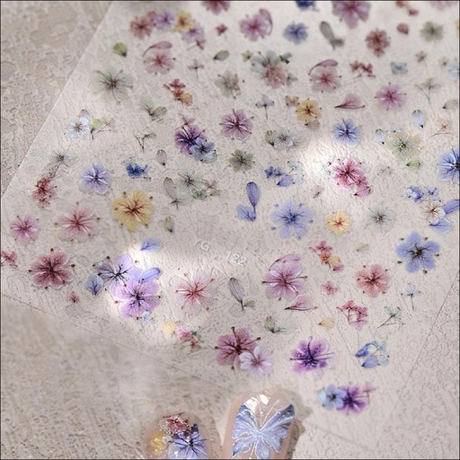 [ST95] Dried Flower Nail Stickers