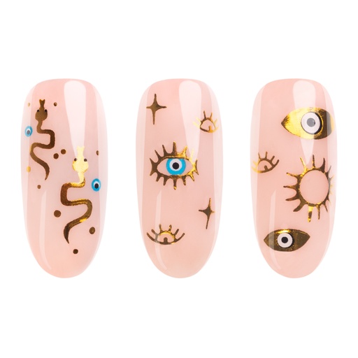 [N11492] Nailart Stickers - Boho Gold