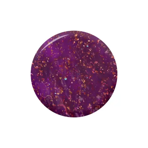 [TW424] Gel Colour DARK AMETHYST 18ml (Foil Flake Gel)