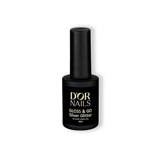 [G115] Gloss & Go Silver Glitter 10ml