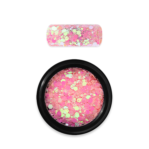 [MN079] Holo Glitter Mix Chameleon Sugar Pink