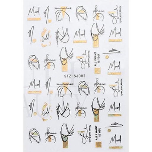 [WD531] Sticker Stz-sj002g