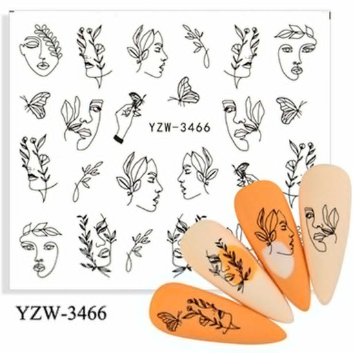 [WD523] Waterdecal Yzw-3466