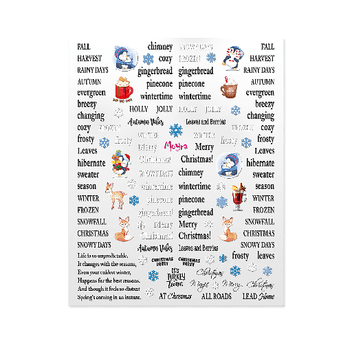 [MST28] Nail Art Sticker N°20