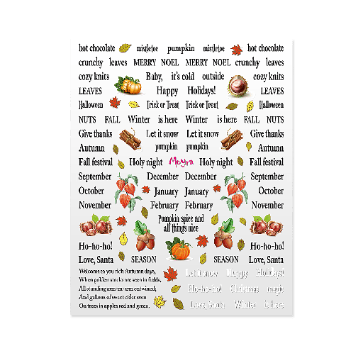 [MST27] Nail Art Sticker N° 19