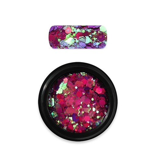 [MN066] Holo Glitter Mix Chameleon Mauve