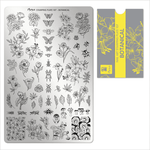 [MP107] Stamping Plate Botanical