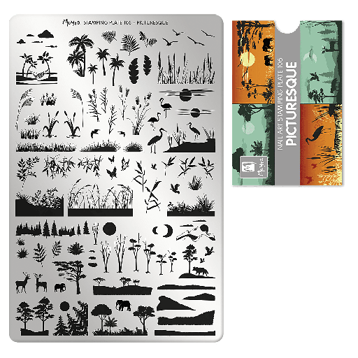 [MP106] Stamping Plate Picturesque