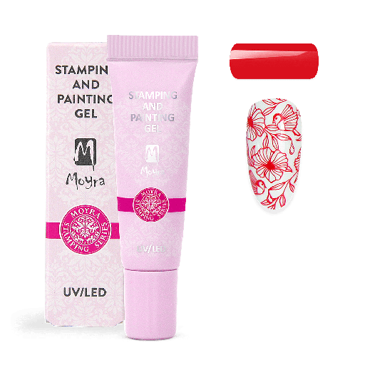 [MSG4] Stamping And Painting Gel No.04 Red