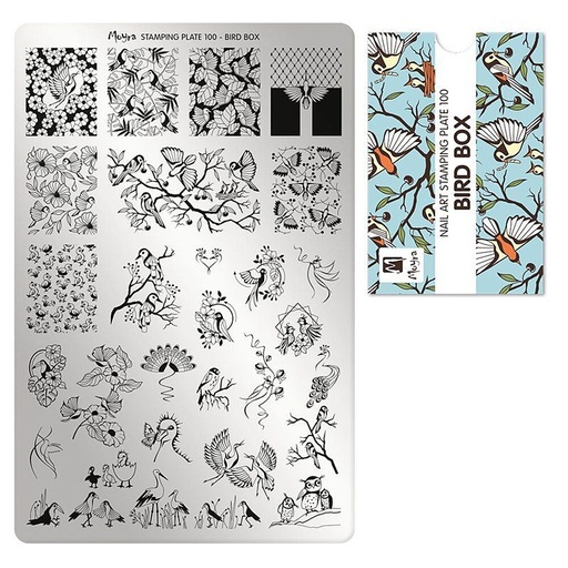 [MP100] Stamping Plate Bird Box